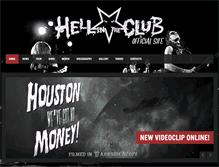 Tablet Screenshot of hellintheclub.com